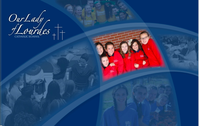 Our Lady of Lourdes Catholic School Graphic