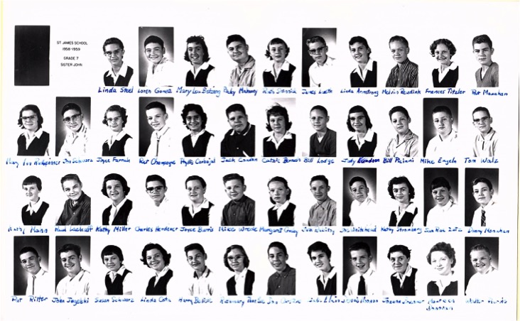 Grade 7, 1960 Our Lady of Lourdes Catholic School