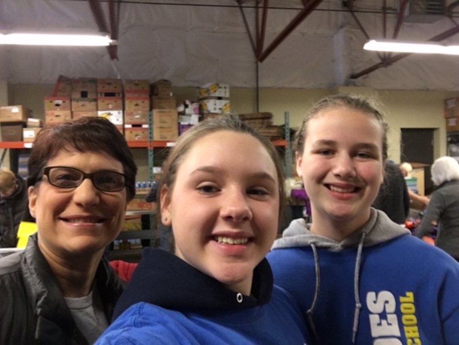 Our Lady of Lourdes Catholic School Student Service Day Selfie