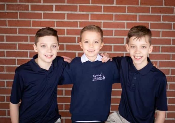 Our Lady of Lourdes Catholic School Students Brick Wall