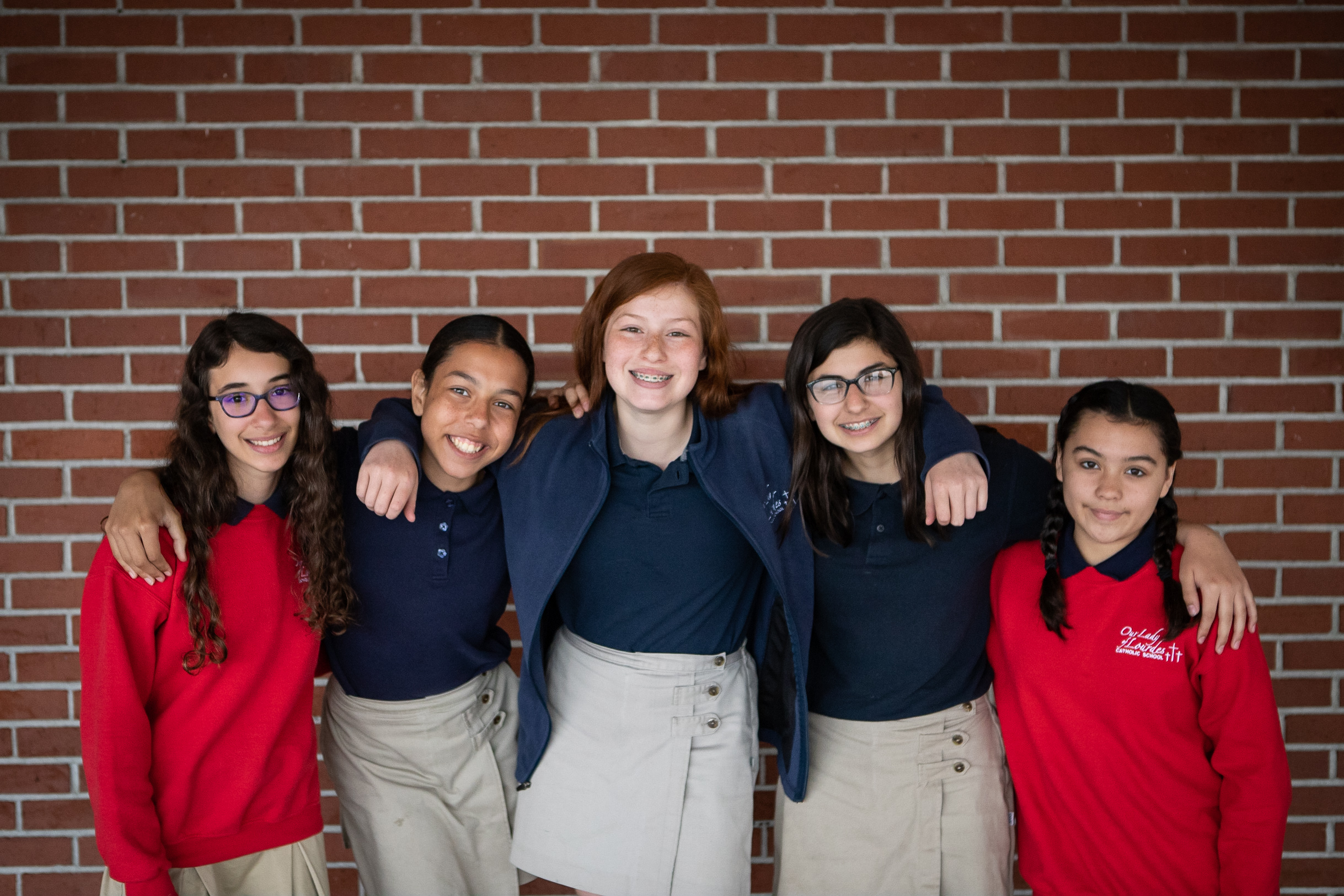 Our Lady of Lourdes Catholic School Middle School Students