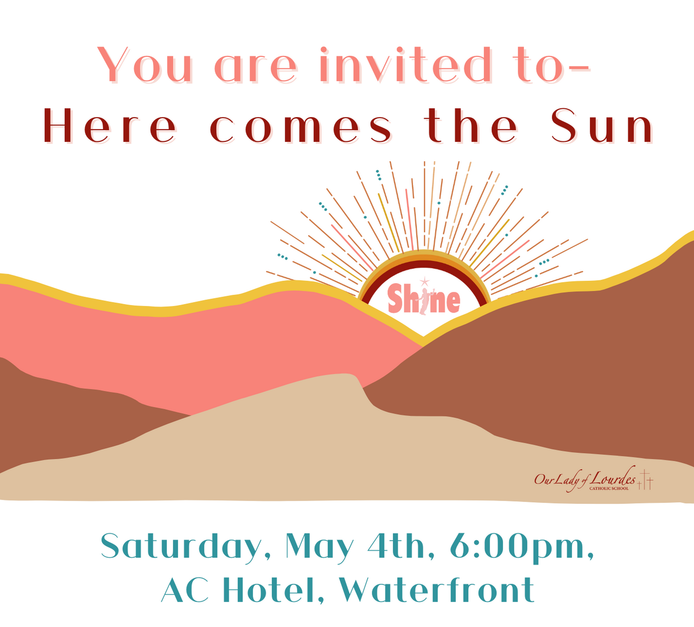 Here comes the Sun SHINE Event Invitation 2024