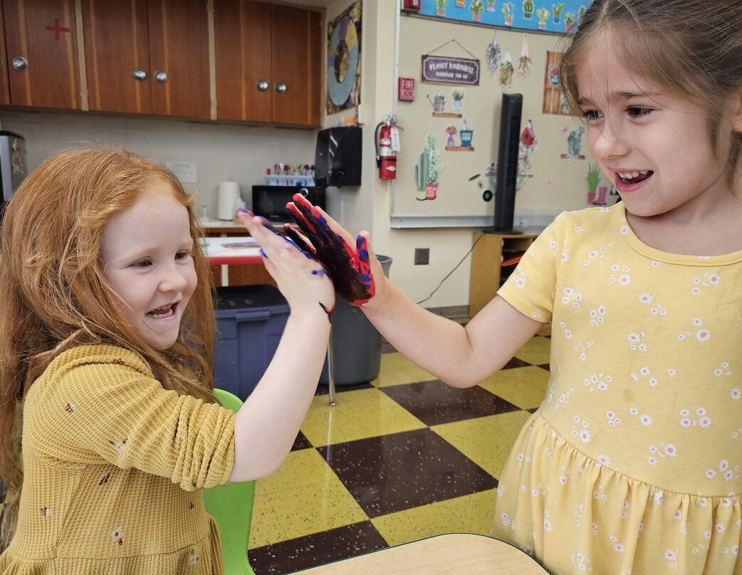 Preschoolers at Little Blessings