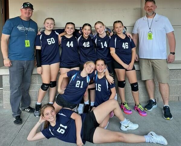 Volleyball team 7th grade