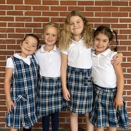 Elementary friends at Our Lady of Lourdes Catholic School