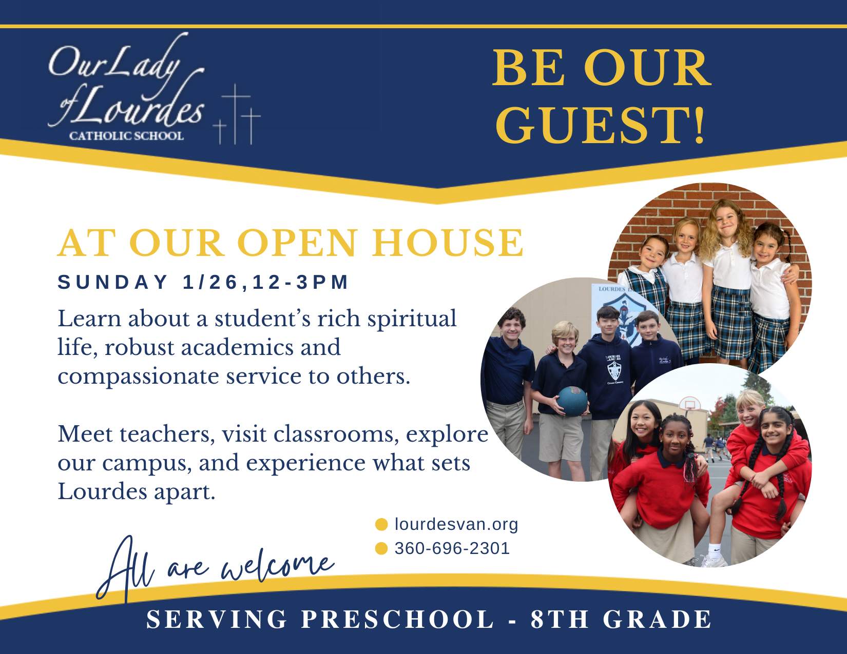 Open House Postcard invitation 2025